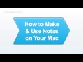 Nasıl Yapmak Ve Notlar Mac'inizde Kullanın | Mac Temelleri