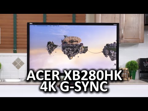 Acer Xb280Hk 4K G-Sync Monitör Resim 1