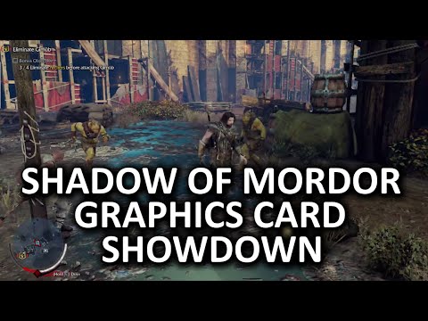 Middle-Earth - Mordor Grafik Kartı Showdown Ve Karşılaştırma Yordamı Gölgesi Resim 1