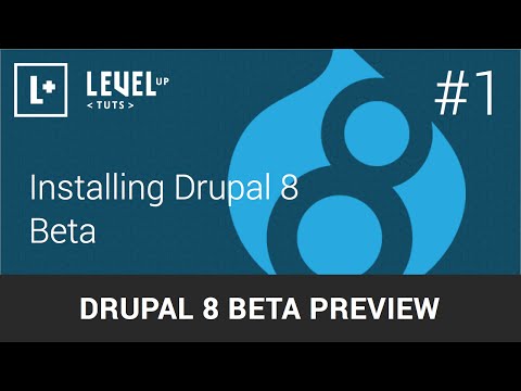 Drupal 8 Beta Önizleme #1 - Drupal 8 Beta Yükleme