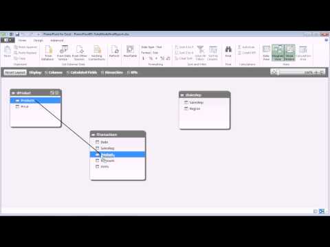 Excel 2013 Powerpivot Temelleri #05: İthalat Dış Excel Tabloları, Sumx İşlevi İle Veri Modeli Oluşturmak