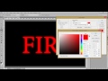 Nasıl Ateş Metin Efektleri Yapmak | Photoshop Cc Eğitimi