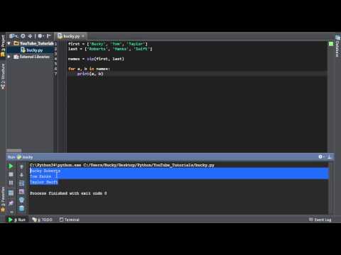 Python Programlama Eğitimi - 39 - Zıp (Ve Maya Enfeksiyon Hikayesi)