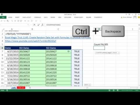 Excel Büyü Hüner 1146: Iso Tarihleri Kullanarak Metin İşlevini Ve Özel Sayı Biçimi Oluşturma