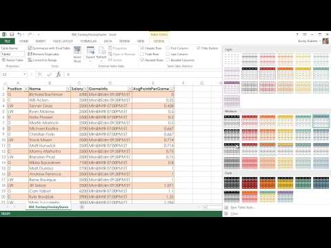 Microsoft Excel 2013 Tablolarla Çalışma Öğretici - 9- Resim 1