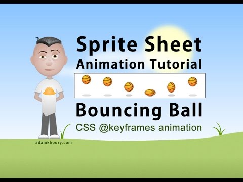 Sprite Sayfası Animasyon Adımları Css Zıplayan Top Eğitimi Programı Resim 1