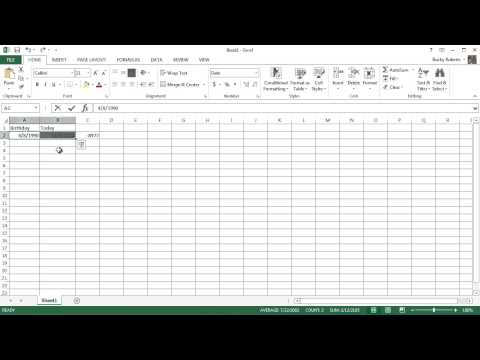 Microsoft Excel 2013 Eğitmeni - 24 - Mutlu Ereksiyon Gün!
