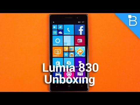 Nokia Lumia 830 Unboxing