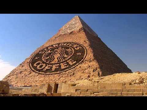 Photoshop: Metin Ve Grafikleri Antik Bir Piramit İçine Bölmek