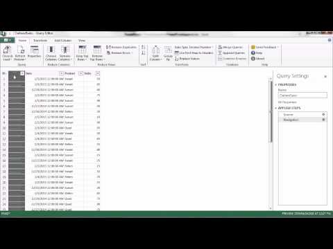 Excel 2013 Güç Sorgu #01: 3 Tablolar Bir Powerpivot Veya Excel Tabloda Birleştirmek