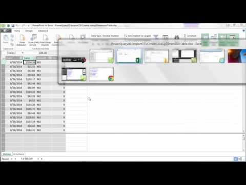 Excel Güç Sorgu #05: Boyut Tablosu Olgu Tablosu İçin Powerpivot Csv Dosyasını İçe Aktarma Sırasında Oluşturmak
