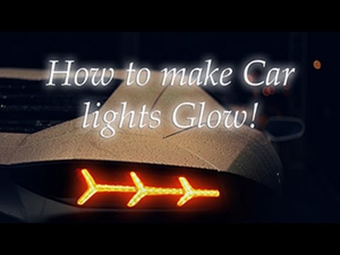 Nasıl Araba Işıkları Parlayan Yapmak