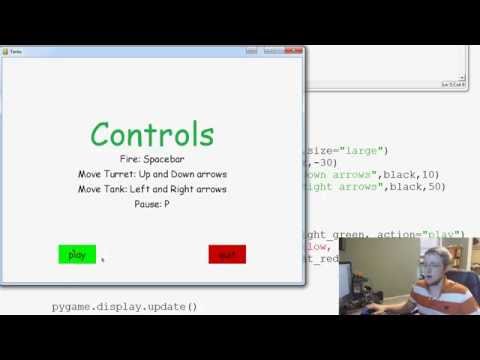 Pygame (Python Oyun Geliştirme) Öğretici - 52 - Denetimleri Ekran