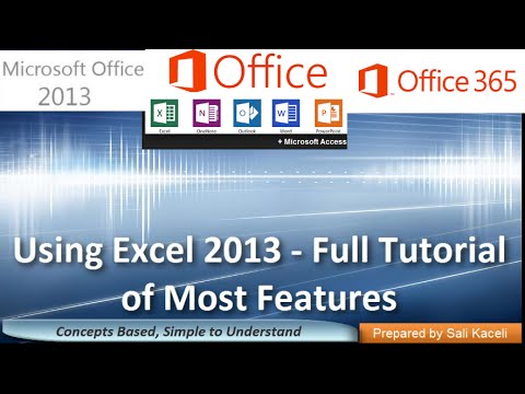 Microsoft Excel 2013: Bir Kolay Eğitim Herkes İçin 19 Modülleri İle
