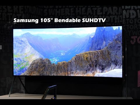 Samsung 105" 21:9 Bükülebilir Suhdtv Göz Açma Resim 1