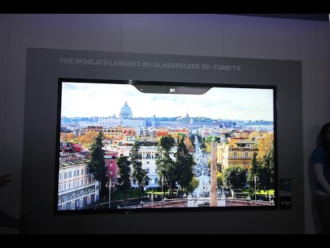 Samsung 110" 8K Glassless 3D Suhdtv Gözleri Üzerinde