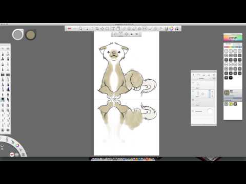 Autodesk Sketchbook (Pro): Simetri Aracı Resim 1