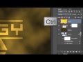 Photoshop: Bir Altın Yapraklı Logo Buzlu Cam Üzerinde Oluşturun. Resim 4