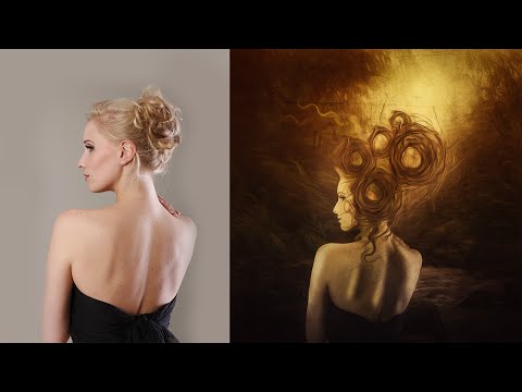 Photoshop Efektleri Ve Fotoğraf Manipülasyon Öğretici | Kıvırcık Saçlı Kız