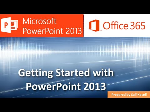 Powerpoint 2013 - Modül 1 18 İle Çalışmaya Başlama