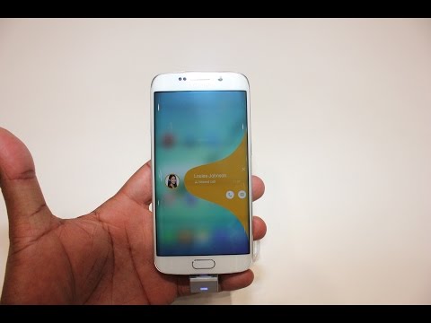 Galaxy S6 Kenar Touchwiz Walkthrough Resim 1