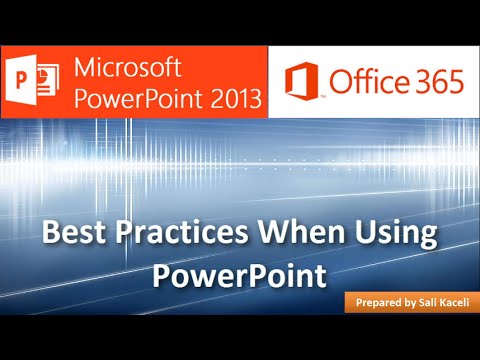 En İyi Uygulamaları Tasarlarken Ve Kullanarak Powerpoint 2013 (2 / 18) Resim 1