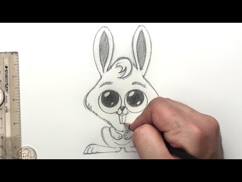 Nasıl Bir Tavşan Çizmek İçin Çocuklar İçin Tavşan - Paskalya Tavşanı - Sanat Dersleri | Kan Basıncı