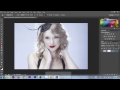 Photoshop Cs6 Eğitimi - Fotoğraf Efektleri Boya Splash Fırça Kullanarak Yüzünde Şaşırtıcı