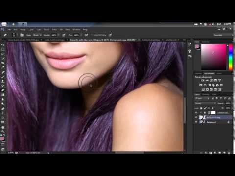 Cilt, Saç Ve Photoshop Göz Rengi Değiştirme