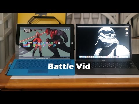 Yeni 12" Macbook Vs Surface Pro 3: Savaş Vid