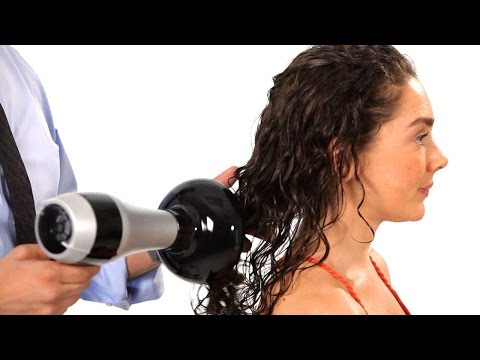 Nasıl Kuru Kıvırcık Saçlar Üflemek | Salon Saç Tutorial Resim 1
