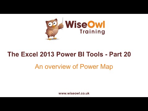 Excel 2013 Güç Bı Araçlar Bölümü 20 - Güç Harita Genel Bakış Resim 1