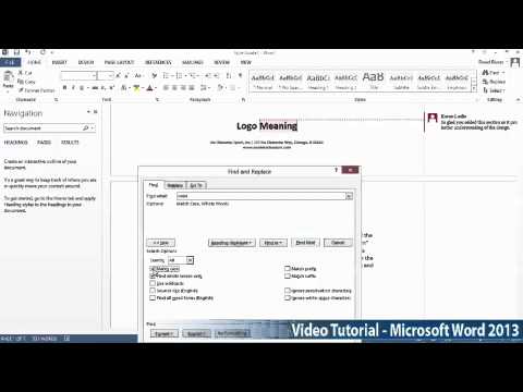 Microsoft Office Word 2013 Öğretici Adım Adım Part02 04 Tarafından Bul