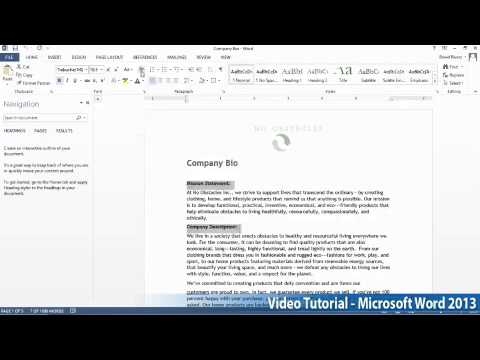 Microsoft Office Word 2013 Öğretici Adım Adım Part06 02 Quickstyles Tarafından