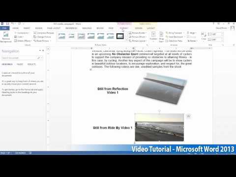 Microsoft Office Word 2013 Öğretici Adım Adım Part09 04 Etkileri