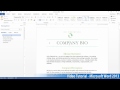 Microsoft Office Word 2013 Öğretici Adım Adım Part06 03 Createstyles Tarafından