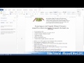 Microsoft Office Word 2013 Öğretici Adım Adım Part07 02 Formatlist Tarafından