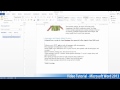Microsoft Office Word 2013 Öğretici Adım Adım Part08 01 Createtable Tarafından