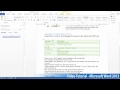 Microsoft Office Word 2013 Öğretici Adım Adım Part08 05 Edittable Tarafından