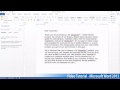 Microsoft Office Word 2013 Öğretici Adım Adım Part10 02 Playmacro Tarafından