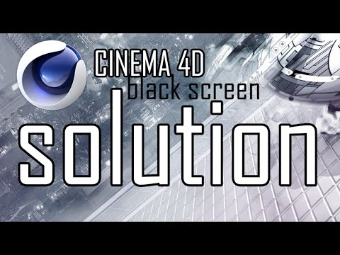 Sinema 4D Siyah Ekran Hata [Fıx]