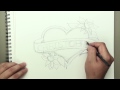 Afiş Ve Çiçek Tasarım - Hız Video Bir Kalple Çizmeyi | Kan Basıncı Resim 2