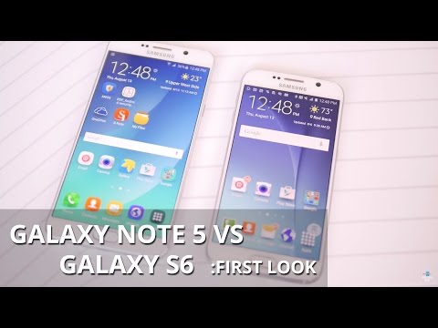 Samsung Galaxy Not 5 Vs Samsung Galaxy S6: İlk Bakış